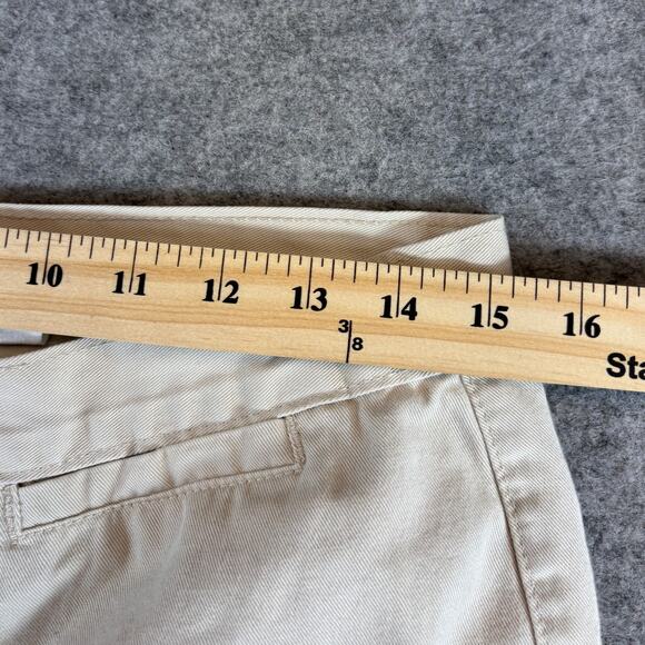 VINTAGE SO GSJC Shorts Womens Size 9 Beige Twill Low Rise Y2K Summer Streetwear - Picture 3 of 5